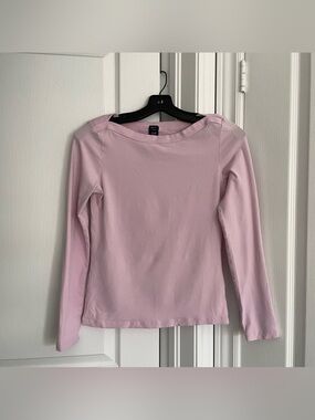 Gap Boatneck Long Sleeve Shirt